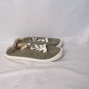 Roxy Surf Sneaker Athletic Women gray shoes Sz 8.5